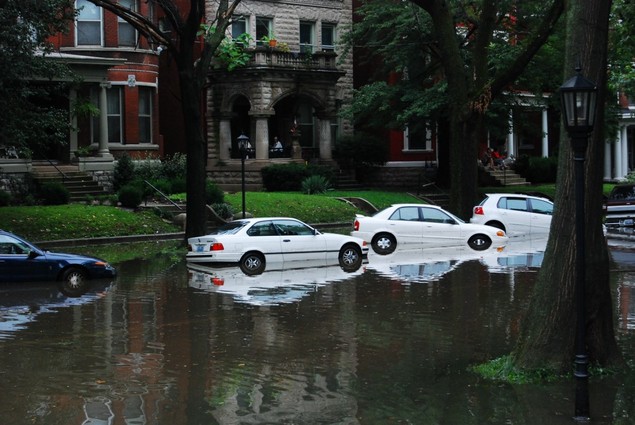 Louisville Flooded Streets